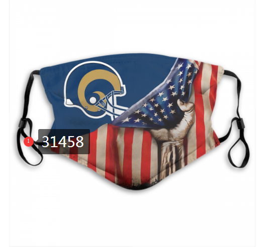 NFL 2020 Indianapolis Colts 128 Dust mask with filter